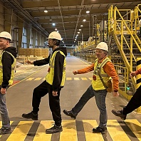 Команда SWS GROUP посетила завод Larta Glass