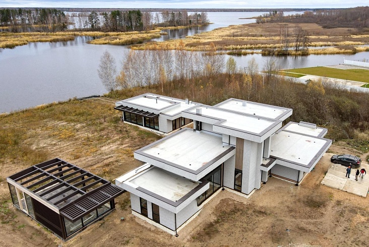 Технология строительства дома с плоской крышей 